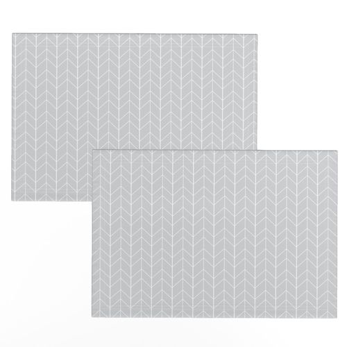 Small Arrow Chevron - French Gray 