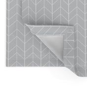 Small Arrow Chevron - French Gray 