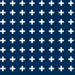 Swiss Cross - Navy