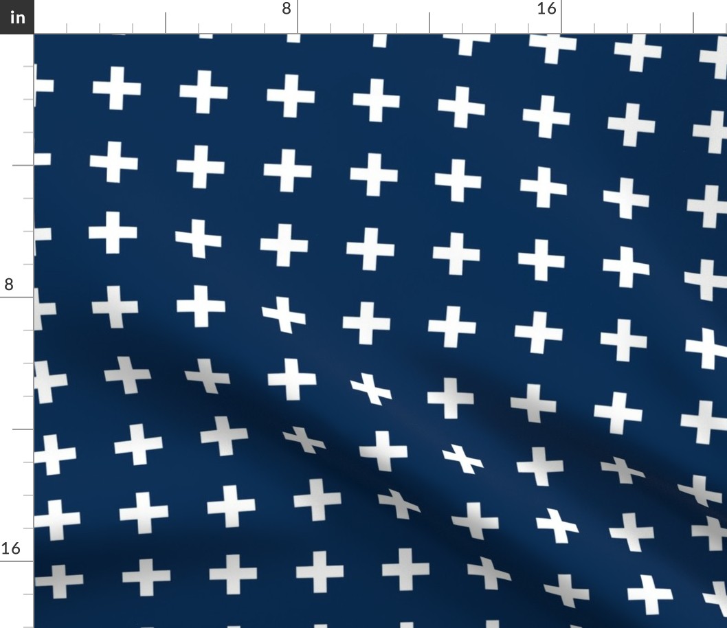 Swiss Cross - Navy