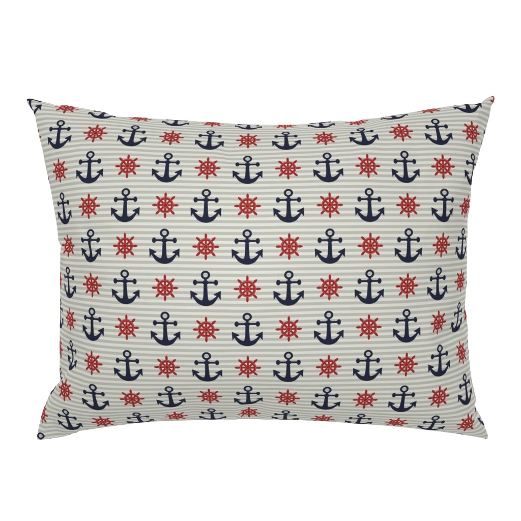 New England Nautical // Anchor & Wheel