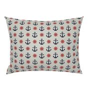 New England Nautical // Anchor & Wheel