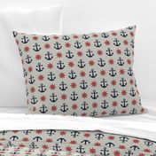 New England Nautical // Anchor & Wheel