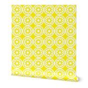 Circle Lattice Cookie in Yellow | 4" Repeat