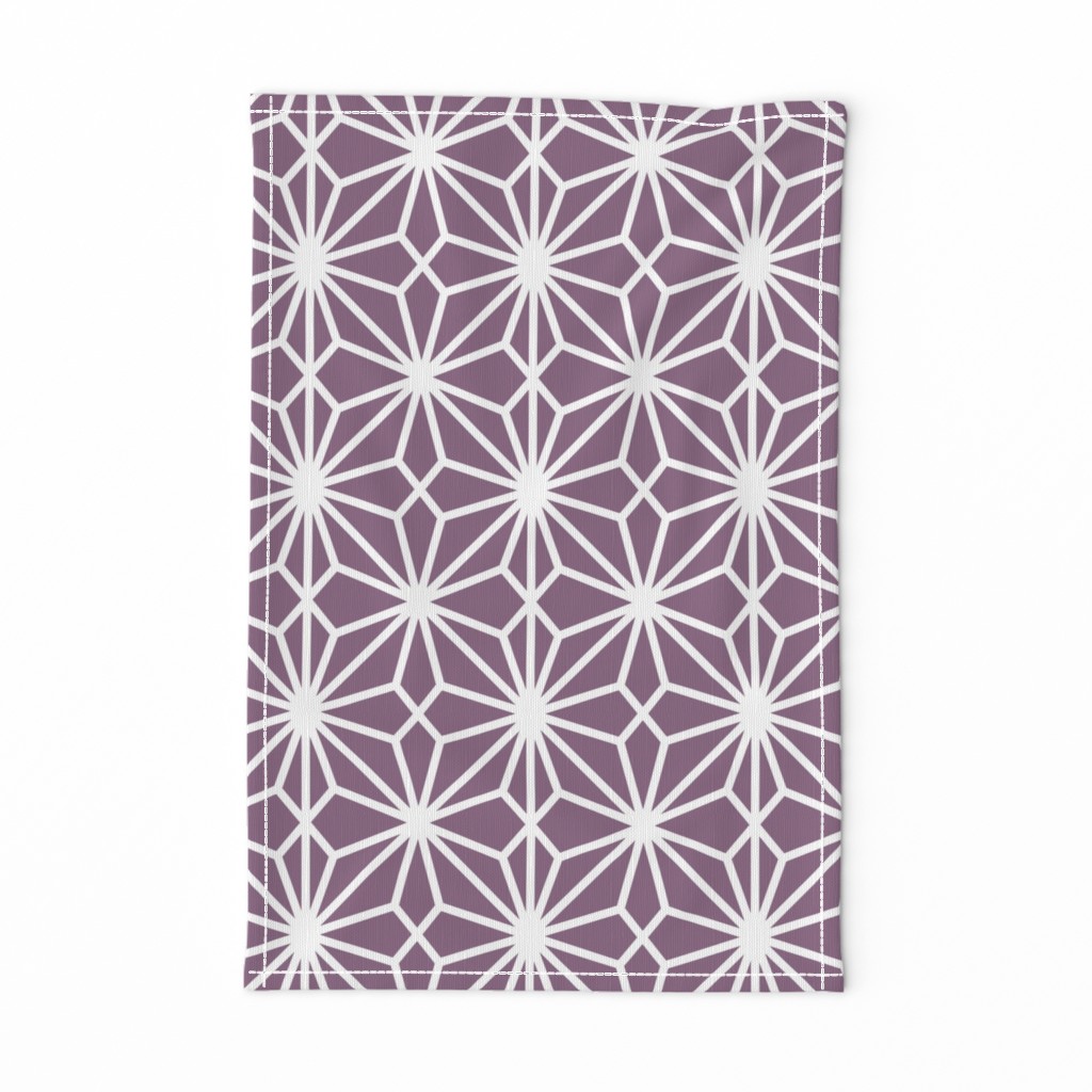 Flower Lattice in Eggplant - Medium