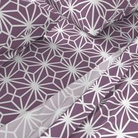 Flower Lattice in Eggplant - Medium