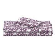 Flower Lattice in Eggplant - Medium