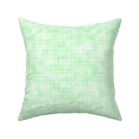 double watercolor squares in mint green