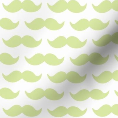 mustache-light green