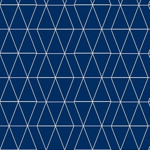 Geo Triangles- Navy