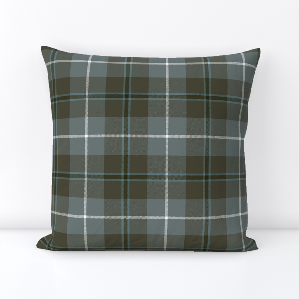 Douglas tartan, 6" weathered greys