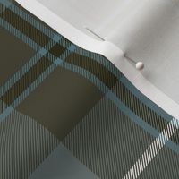 Douglas tartan, 6" weathered greys