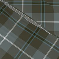 Douglas tartan, 6" weathered greys