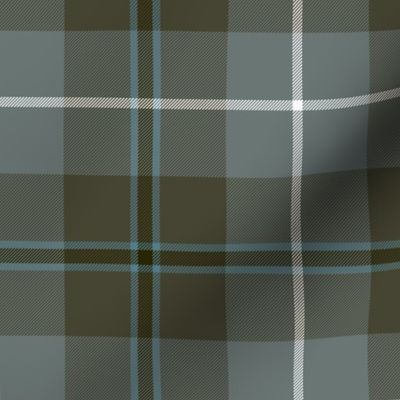 Douglas tartan, 6" weathered greys