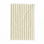 Thin Stripes Gold on White Vertical