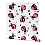 Love Bug Pink Ladybugs