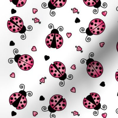 Love Bug Pink Ladybugs