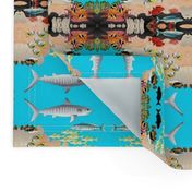 Hawaiian Reef Scene Mirrored