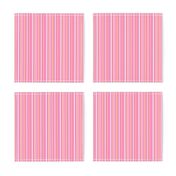 Pink White Gold Stripe