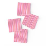 Pink White Gold Stripe