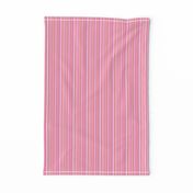 Pink White Gold Stripe