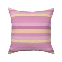 Yellow and Pink Horizontal Stripe