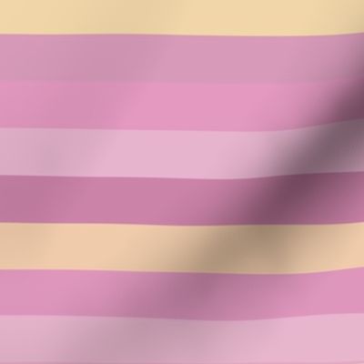 Yellow and Pink Horizontal Stripe