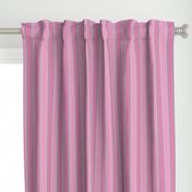 Pink Stripe with Green Purple Blue White