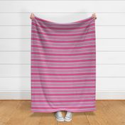 Pink and Multi Horizontal Stripe