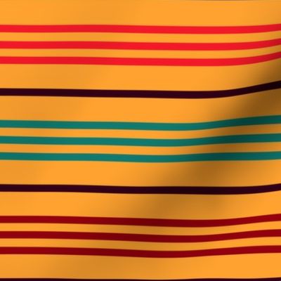 Sunny Jamaican Thin Straight Lines by Cheerful Madness!!