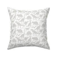 Little Dinosaur Friends - Light Grey