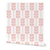 Wheat -Peach on White, Small