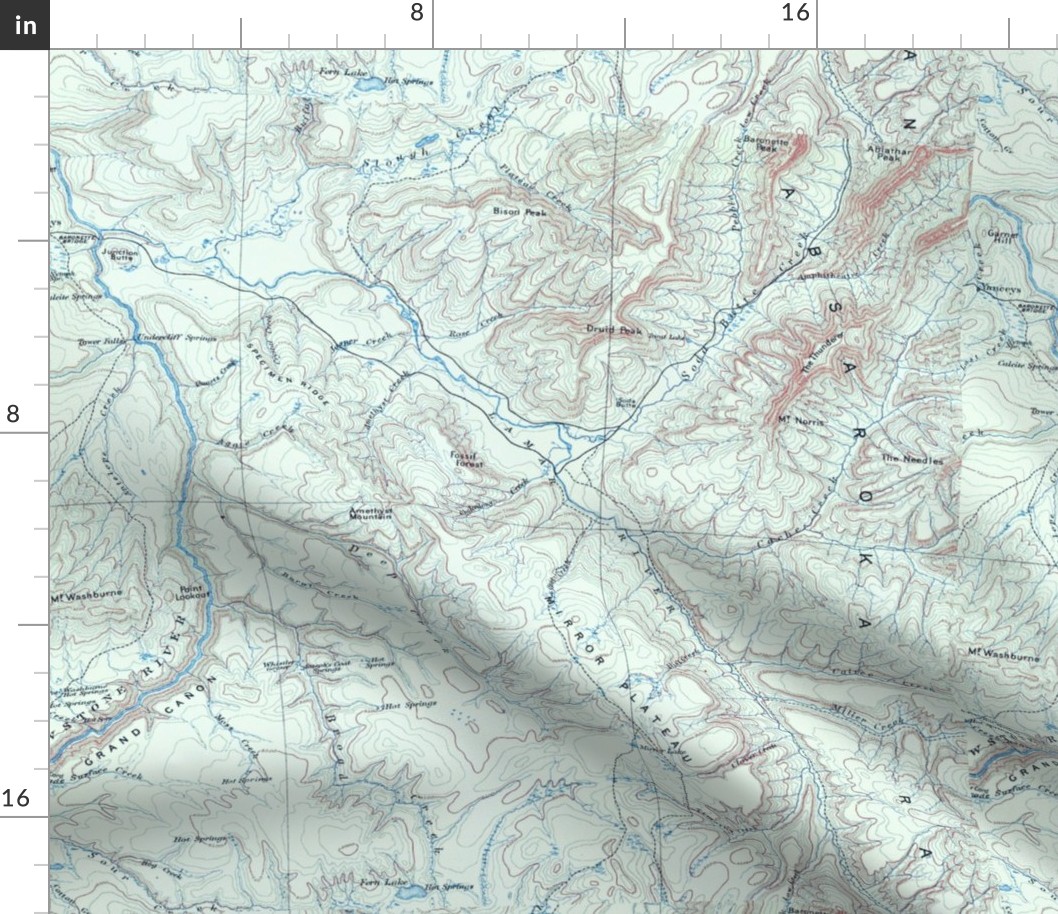 Grand Canyon of Yellowstone circa 1886