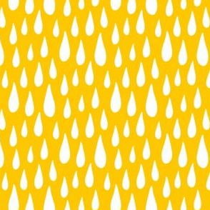 Rain Drops on Yellow, Medium