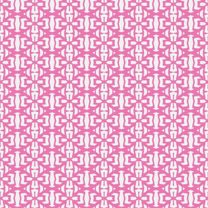 Clover Leaf Pink/White