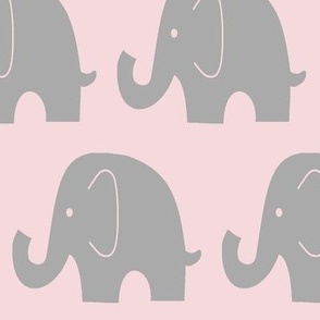 Jumbo_Elephant-Bella Pink &Grey