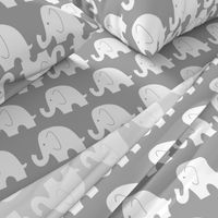 Jumbo Elephant on Grey