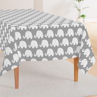 Jumbo Elephant on Grey