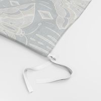 La maison des papillons - Butterflies Custom Blue Grey & Tan 1 