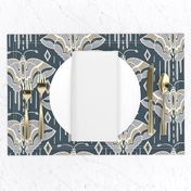 La maison des papillons - Butterflies Custom Blue Grey & Tan 1 