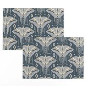 La maison des papillons - Butterflies Custom Blue Grey & Tan 1 