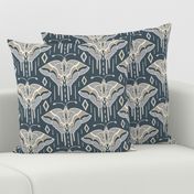 La maison des papillons - Butterflies Custom Blue Grey & Tan 1 