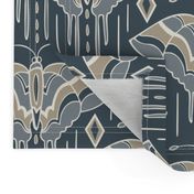 La maison des papillons - Butterflies Custom Blue Grey & Tan 2