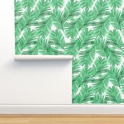 tropical palm print summer tropic exotic summer green trendy palms