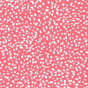 coral dots painted coral dots painted spots girls nursery coordinate 