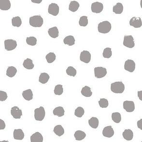 dots painted dots gray grey opal grey nursery baby 