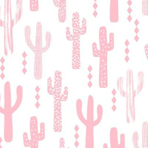 Cactus Pink Girls Sweet Baby Nursery Sou Spoonflower