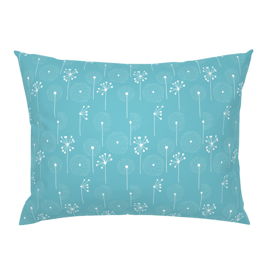 Scandinavian dandelion flower blossom garden summer fall blue