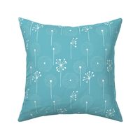 Scandinavian dandelion flower blossom garden summer fall blue