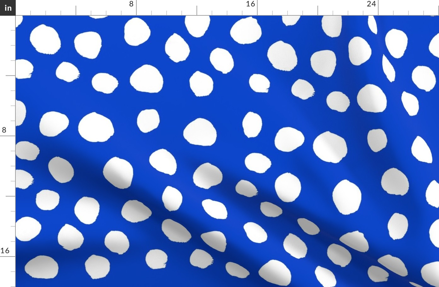 Blue with White Dots